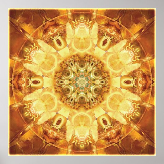 Change 3 Posterのハートからのマンダラ ポスター (正面)