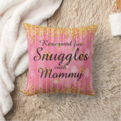 CHANGE ALL文字Add Name Reserved Snuggles Mam クッション (ブランケット)