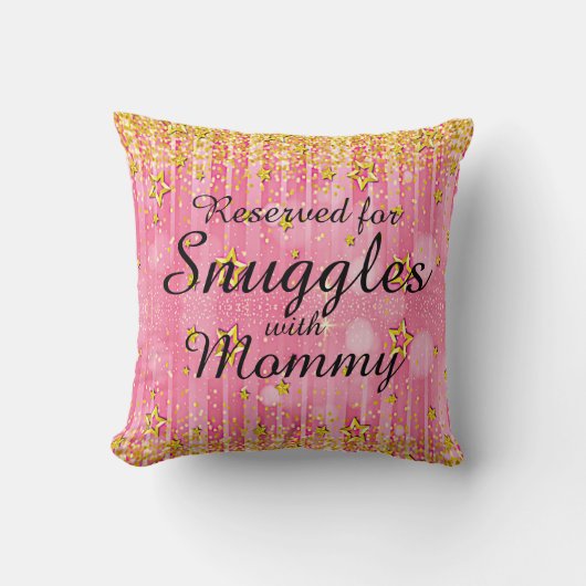 CHANGE ALL文字Add Name Reserved Snuggles Mam クッション (正面)