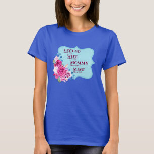 CHANGE ANY Name Date Legend Wiff Mother Mimi Tシャツ