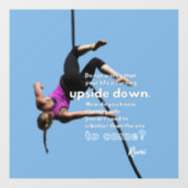 Change Blueの顔の楽観主義 ウィンドウサイン (シート)