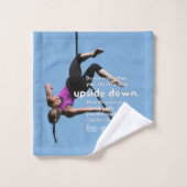 Change Blueの顔の楽観主義 ウォッシュタオル (ウォッシュタオル)