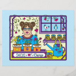 Change_Flat紙シート11"x8.5"の種子