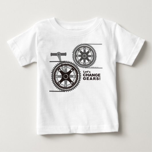CHANGE GEARS! ベビーTシャツ (正面)