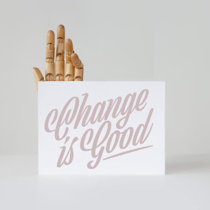 Change is Good Movingお知らせポストカード ポストカード