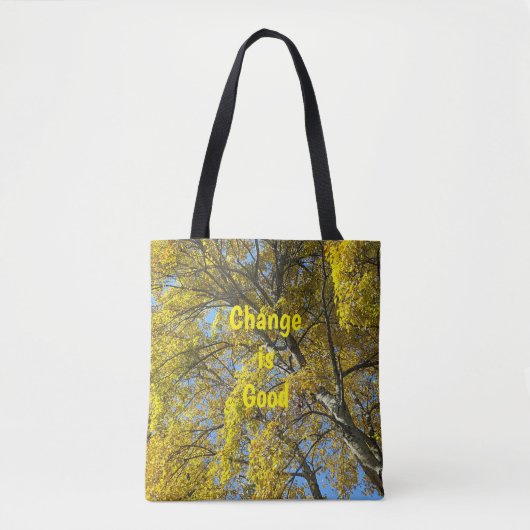 Change is Good Tote Bag トートバッグ (正面)