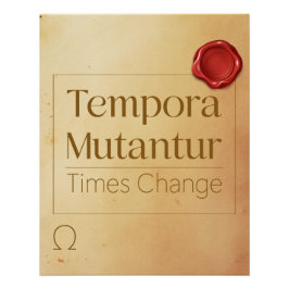 Change Motivational Quote - Latin Poster Art ポスター