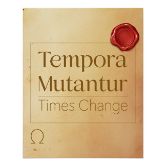 Change Motivational Quote - Latin Poster Art ポスター