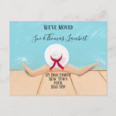 Change of address POOL Side 案内ポストカード (正面)