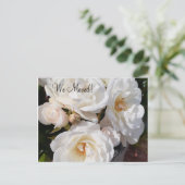  Change of Address Romantic Rose ポストカード (スタンド正面)