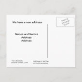 Change of Address - Vermeer The Little Street 案内ポストカード (裏面)