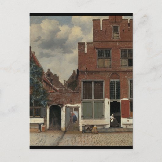 Change of Address - Vermeer The Little Street 案内ポストカード (正面)