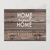 Change of address we have moved house tropical 案内ポストカード (正面)