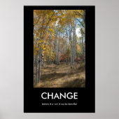 Change on Pinyon Mesa Inspiration Poster ポスター (正面)
