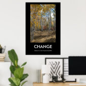 Change on Pinyon Mesa Inspiration Poster ポスター (ホームオフィス)