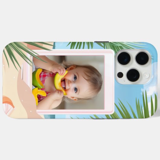 Change Photo iPhone Case Case-Mate iPhoneケース (裏面 (横))