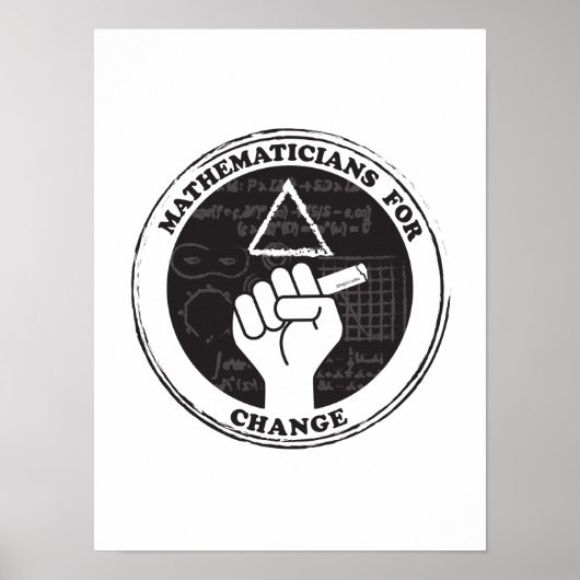 Change Posterの数学者 ポスター (正面)