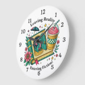 Change Text, Leaving Reality Entering Fiction      ラージ壁時計 (傾斜)