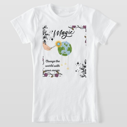 change the word with your magic tシャツ (レイダウン)