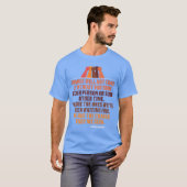 Change will not come Inspirational Obama Quote Tee Tシャツ (正面フル)