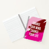 Change Your Mind, Change Your Life (パープル) ノートブック (内部)