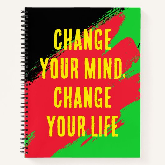 Change Your Mind, Change Your Life (BLUE) ノートブック (正面)