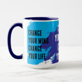 Change Your Mind, Change Your Life (BLUE) マグカップ (左)