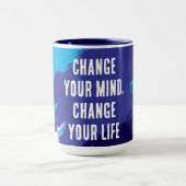 Change Your Mind, Change Your Life (BLUE) マグカップ (中央)