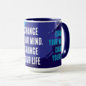 Change Your Mind, Change Your Life (BLUE) マグカップ (正面右)