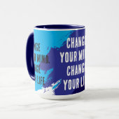 Change Your Mind, Change Your Life (BLUE) マグカップ (正面左)