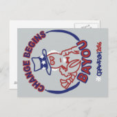 #ChangeBeginsBayouの郵便はがき ポストカード (正面/裏面)