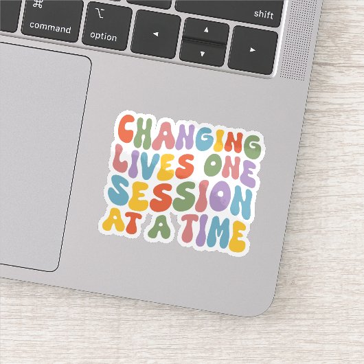 Changing Lives一度に1つのセッション、セラピスト シール (詳細)