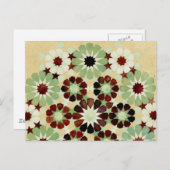 'Changing Seasons'イスラム幾何学はがき ポストカード (正面/裏面)