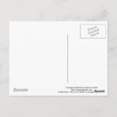 'Changing Seasons'イスラム幾何学はがき ポストカード (裏面)