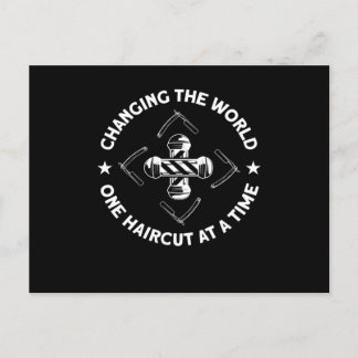 Changing The World Barber Beard ポストカード