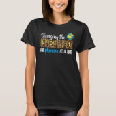 Changing The World One Phoneme At A Time Teacher L Tシャツ (正面)