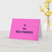 「CHANGING WRD」ベビー・カードへようこそ カード (黄色い花)