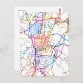 Changzhi China City Map ポストカード (正面/裏面)