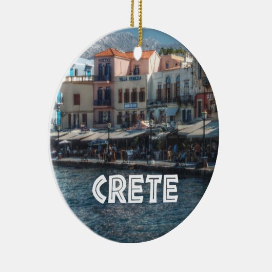 Chaniaクレタのギリシャ人の島 セラミックオーナメント (右)