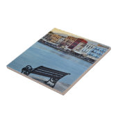 Chania at dusk, Chania, Crete, Greece タイル (側面)