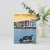 Chania at dusk, Chania, Crete, Greece ポストカード (スタンド正面)