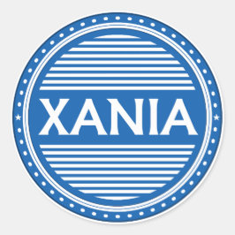 Chania City Pride Emblem – Greek Identity ラウンドシール