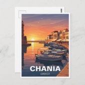 Chania Greece Travel ポストカード (正面/裏面)