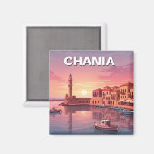 Chania Greece Travel マグネット (正面/裏面)