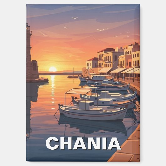 Chania Greece Travel マグネット (正面)