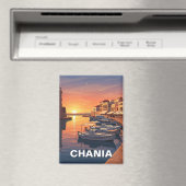 Chania Greece Travel マグネット (インサイチュ (食洗機))