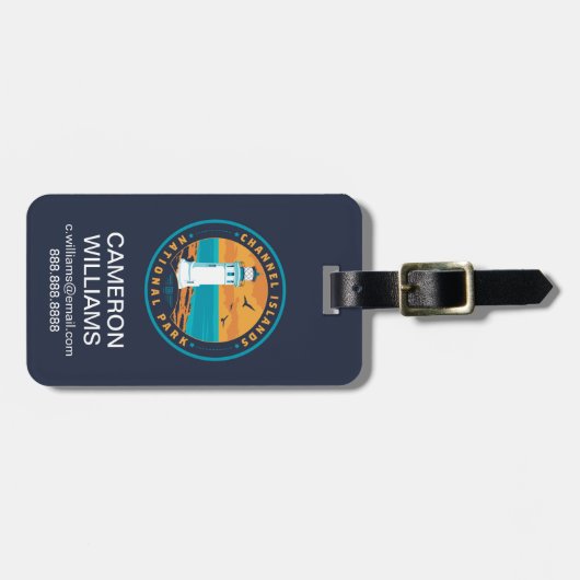 Channel Islands National Park ラゲッジタグ (正面横)