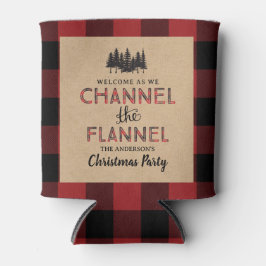 Channel The Flannel Christmas Party Can Cooler 缶クーラー