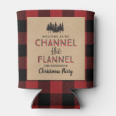 Channel The Flannel Christmas Party Can Cooler 缶クーラー (裏面)