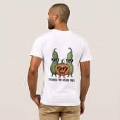 Channel The Gourd Vibes Funny Pumpkin Squad Tシャツ (裏面フル)